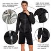 Sweat Jacket Men Weight Loss Sportwear Fitness Slimming Running Outfit Fat Burning Workout