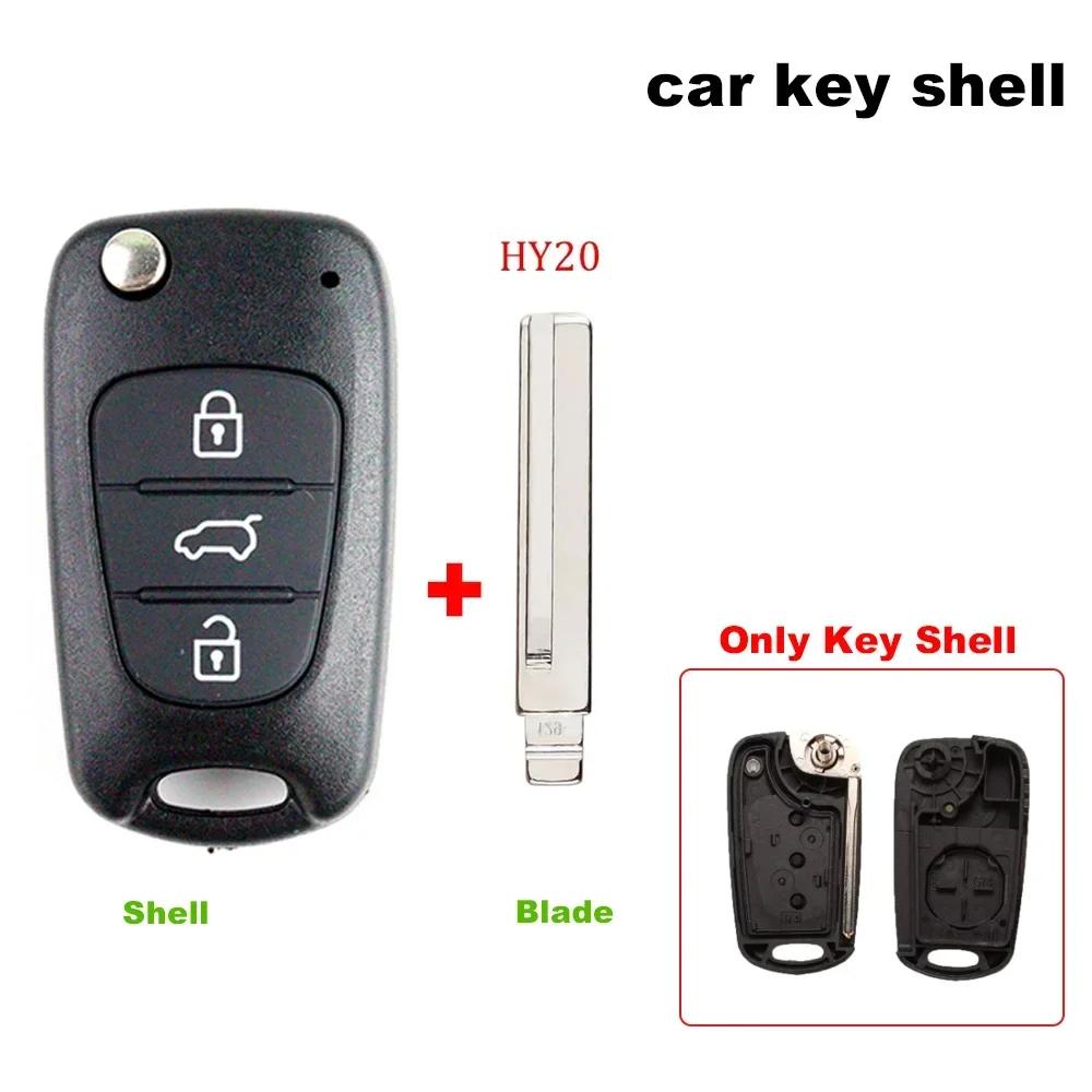 315mhz 433Mhz ID46 Chip Flip Remote Car Key Remote for Hyundai I20 I30 IX35 Avante for Kia K2 K5 Sportage Auto Key Case Shell