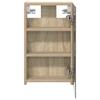 Bathroom Mirror Cabinet with Door Sonoma Oak 30 x 10.5 x 50 cm