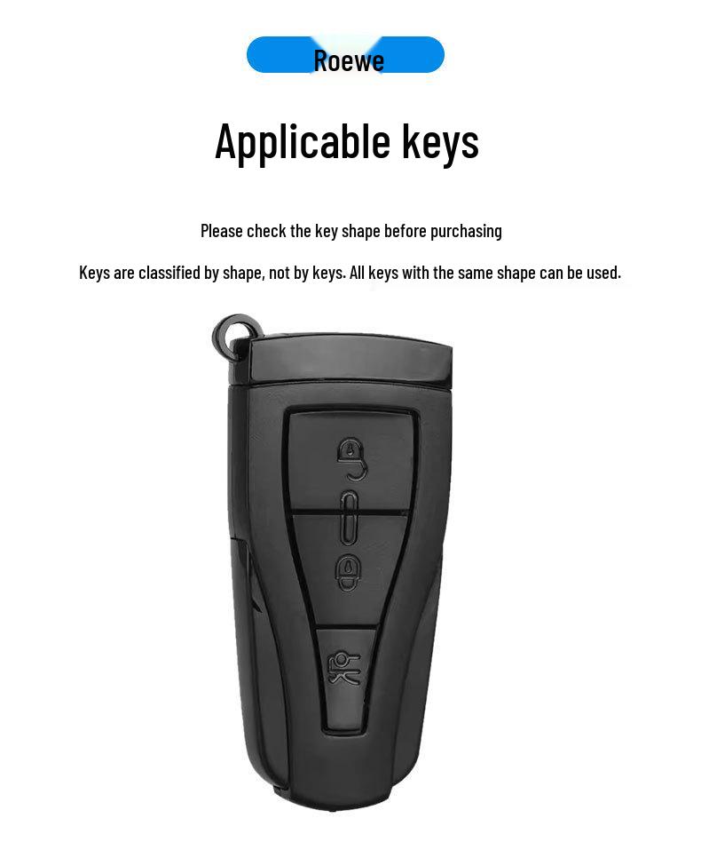 Roewe 12-14 Modelle Schlüsselhülle: Verlustsichere Metallhülle für alte 550 & E50 Fernbedienung