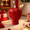 Valentine's Day Scented Candles Holding Heart Scented Candles Romantic Long-lasting Hand Held Heart Aromatherapy Candles