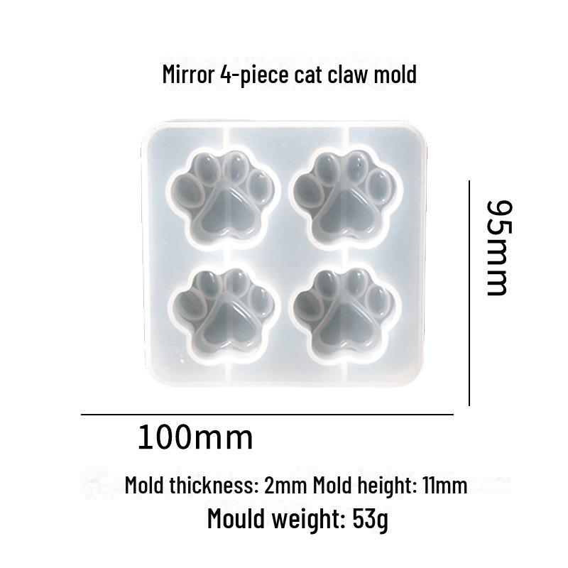 

Силиконовая форма «Кошачий коготь» для изготовления сережек и брелоков