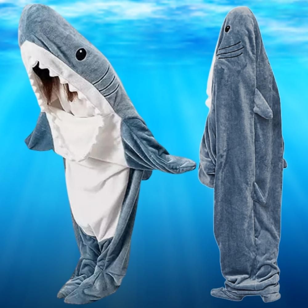 Costume Disguise Blanket Shark Shark Fin Warm Nice Sleeping Bag L