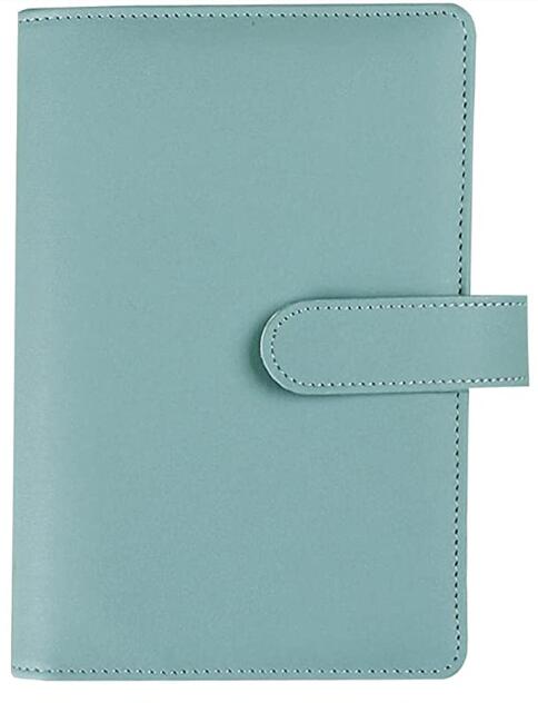NOWY Macaroon Color A6/A5 PU Leather DIY Binder Notebook Cover Diary Agenda Planner Paper Cover School Paperwear
