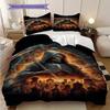 Dark Fantasy Warrior Set Threepiece Set 1 Duvet Cover 2 Pillowcase Without Core Bedding Set Christmas Birthday Gift