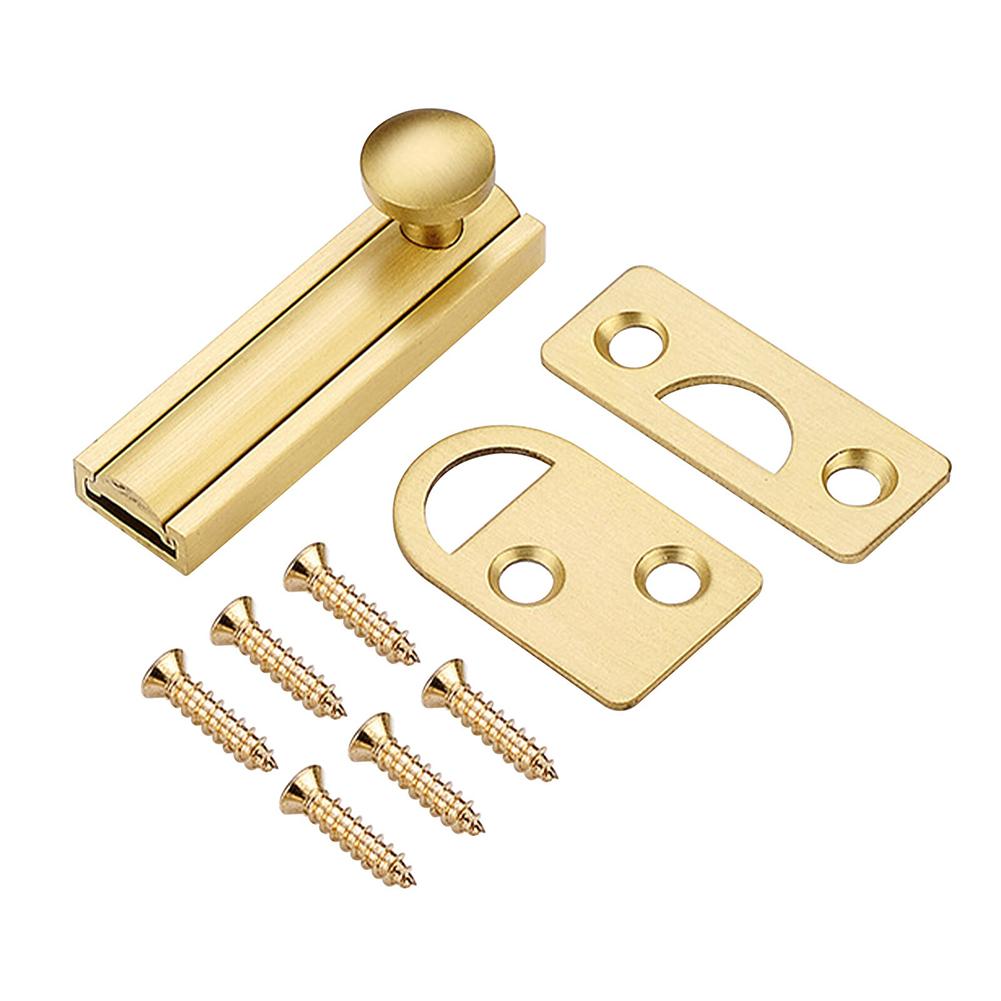 

1 Set Barn Slide Bolt Door Latch Lock Bathroom Security Door Latch Lock With Screw Home Hardware Accessories