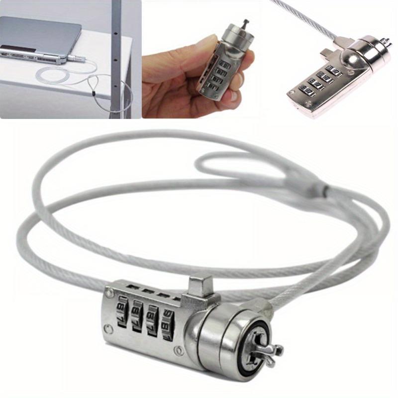 1pc 4 Digit Password Computer Lock Anti-theft Chain for Notebook PC Laptop Internet Cafe Lock