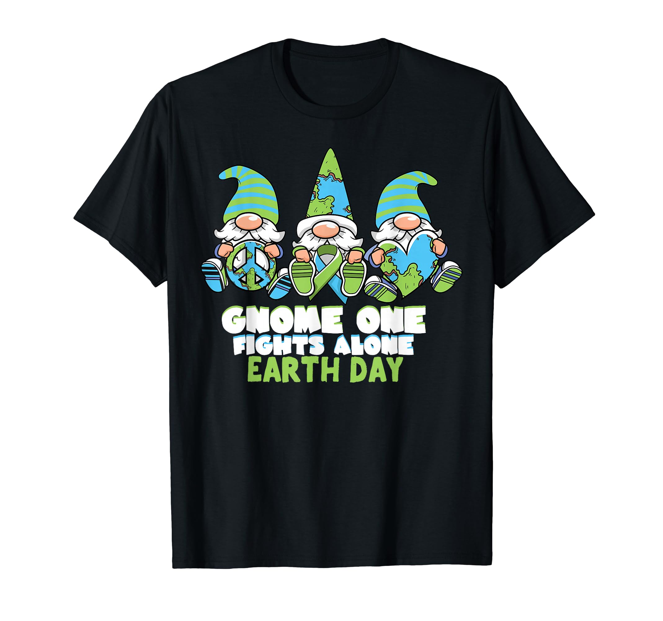 

Mother Earth Day Norm One Fighting Alone Wear Green Blue T-Shirt