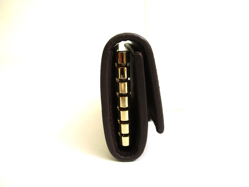 Authentic GUCCI GG Canvas Brown Leather Interlocking G 6 Pics Key Chain #a967  Refurbished