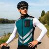 WOSAWE Fahrradweste, ärmellos, winddicht, reflektierende Kleidung