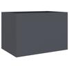 VidaXL Jardinière, Flower Box, Plant Pot, Flower Box, Raised Garden Planter for Patio Terrace, Anthracite 841603