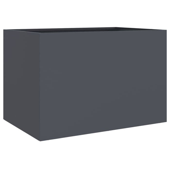 VidaXL Jardinière, Flower Box, Plant Pot, Flower Box, Raised Garden Planter for Patio Terrace, Anthracite 841603