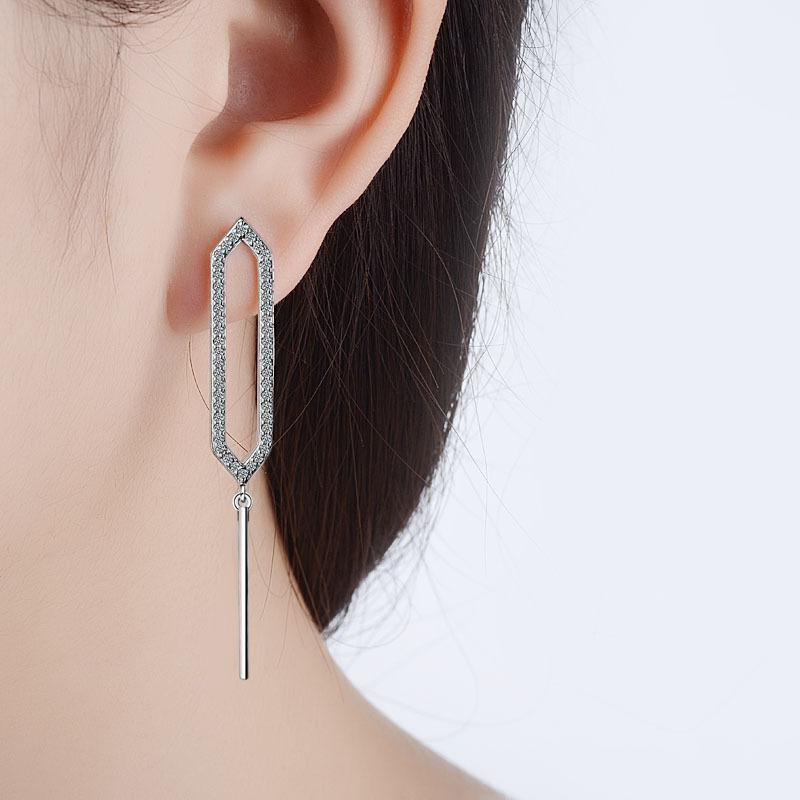 Dlouhý střapec Geometrický Asymetrický Šumivý Temperament Jednoduché Dámské Náušnice Party Doplňky Módní šperky
