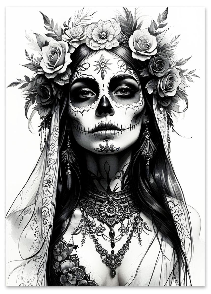 

Plakat zombie portret 30x40 cm