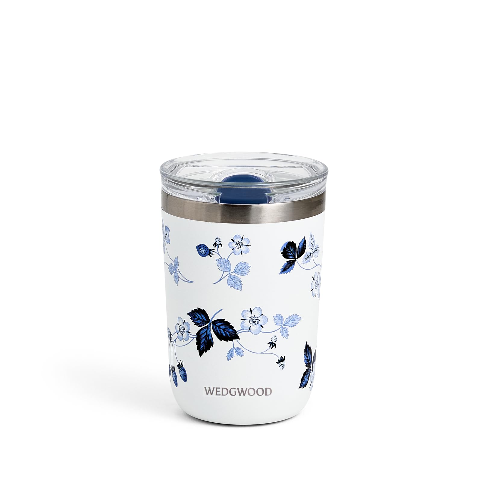 [Officially Imported] Wedgwood Strawberry Ink Blue Stainless Steel Tumbler with Lid, 350ml (Product Number: 1082233)