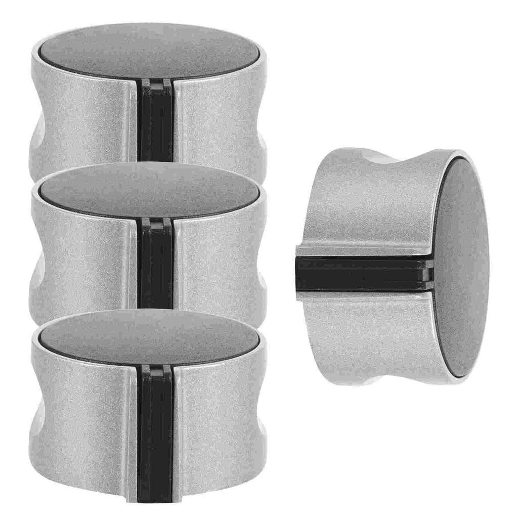4 Pcs Gas Stove Knob Range Control Knobs Oven Replacements Kitchen Cooktop Metal Burner Accessories