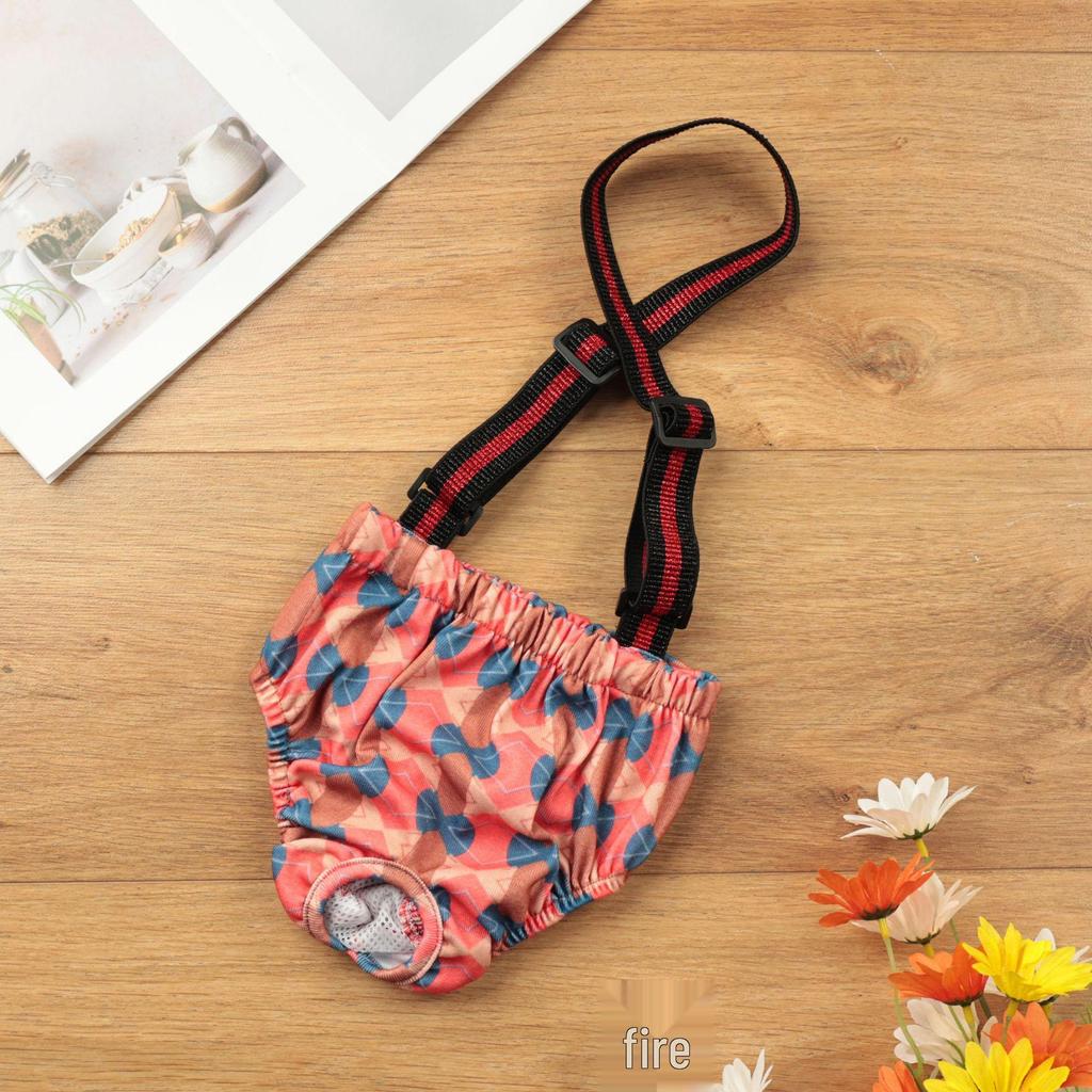 Large Dog Physiological Safety Suspenders - Female Dog Menstrual Anti-Harassment Pants