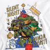 Teenage Mutant Ninja Turtles: Mutant Mayhem Unisex Adult Silent Night Ninja Fight Christmas Sweatshirt
