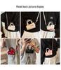 Korean-Style Princess Bow Mini Crossbody Handbag for Women and Girls