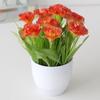 1 Set Artificial Plants Multi-use Handmade Plastic Artificial Plants Display for Garden