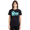 David Bowie Logo Ladies T-Shirt S-2XL Black