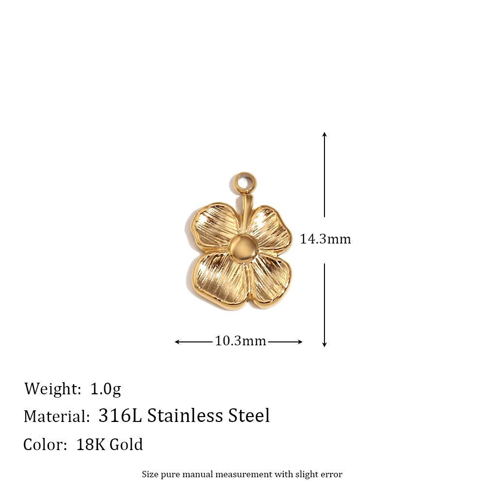 MamacitaSlay Lovely Scallop Dolphin Sparkling Coconut Tree Heart Bow Flower charms for jewelry making Stainless steel charm