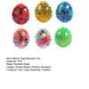 Yousheng Easter Egg Toy Elastic Quick Recovery Colorful Anti-stress Ball Pinch Toy Relieve Boredom Soft TPR Squeeze Egg Children Decompression Toy