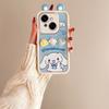 KEYSION Cute Ear 3D Cartoon Case for TECNO Spark Go 1 1S Go 2025 with Bracelet Silicone Shockproof Phone Cover for TECNO Pop 9 4G