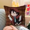 Cartoon Figure Bungo Stray Dogs Maple Design Cushion Cover Happy Autumn Harvest Decor Holiday Decorati Pillow Cover