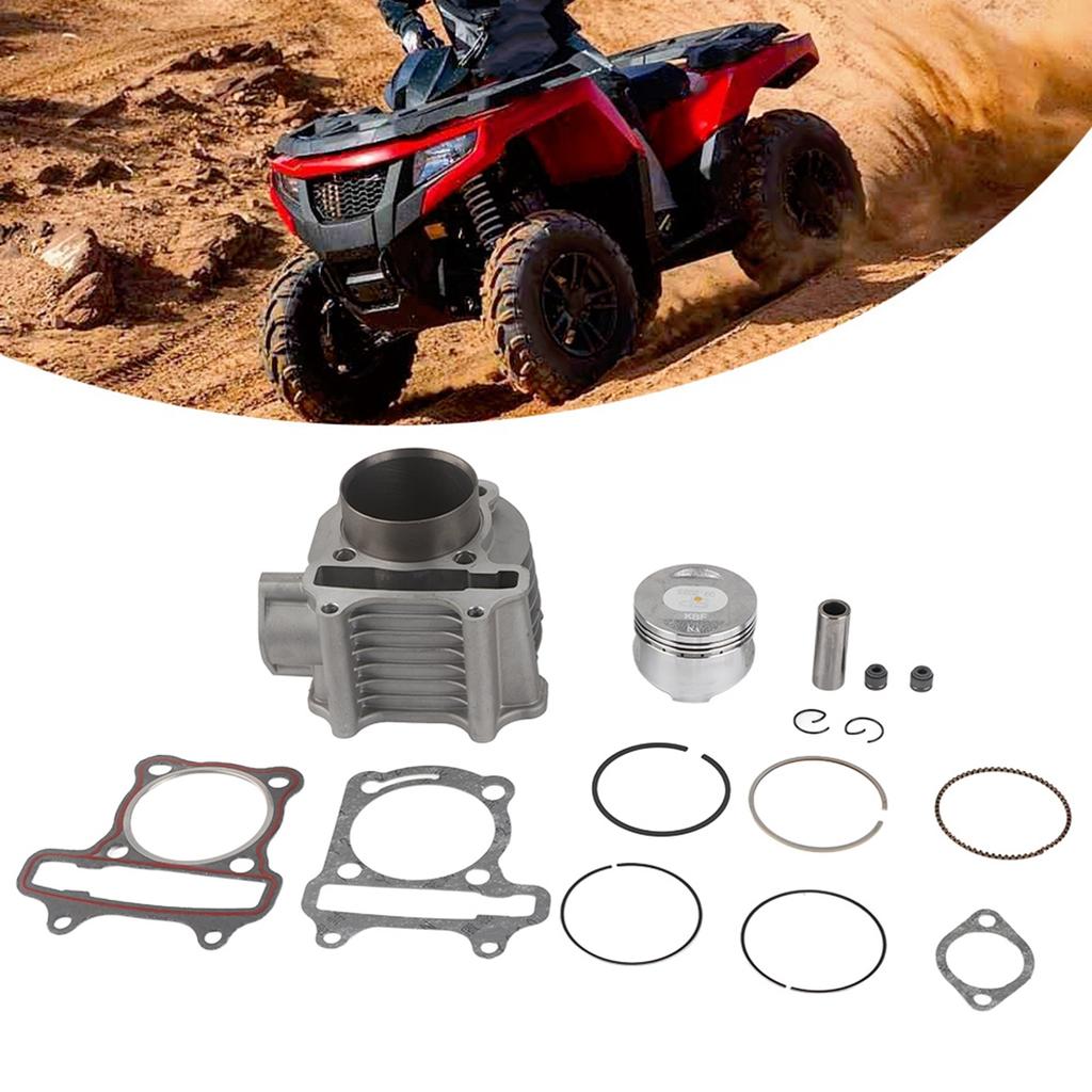57.4mm Cylinder Piston Set for ATV QUAD GY6 150 157QMJ 1P57QMJ 4 Stroke Air Cooling Moped
