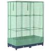 Vidaxl Raised Planter With Greenhouse, Rattan Look, 80X40X123 Cm