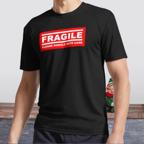 New Shirt Fragile sign Active Logo T-Shirt Funny Size S to 5XL