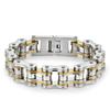 Personalized Titanium Steel Bicycle Chain, Men'S Atmospheric Simple Stainless Steel Bicycle Chain Bracelet, Locomotive Chain Bracelet