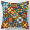 Colorful National Floral Antique Porcelain Print Pillowcase Comfortable Sofa Car Seat Cushion Cover Bohemian Hippie Home Decor