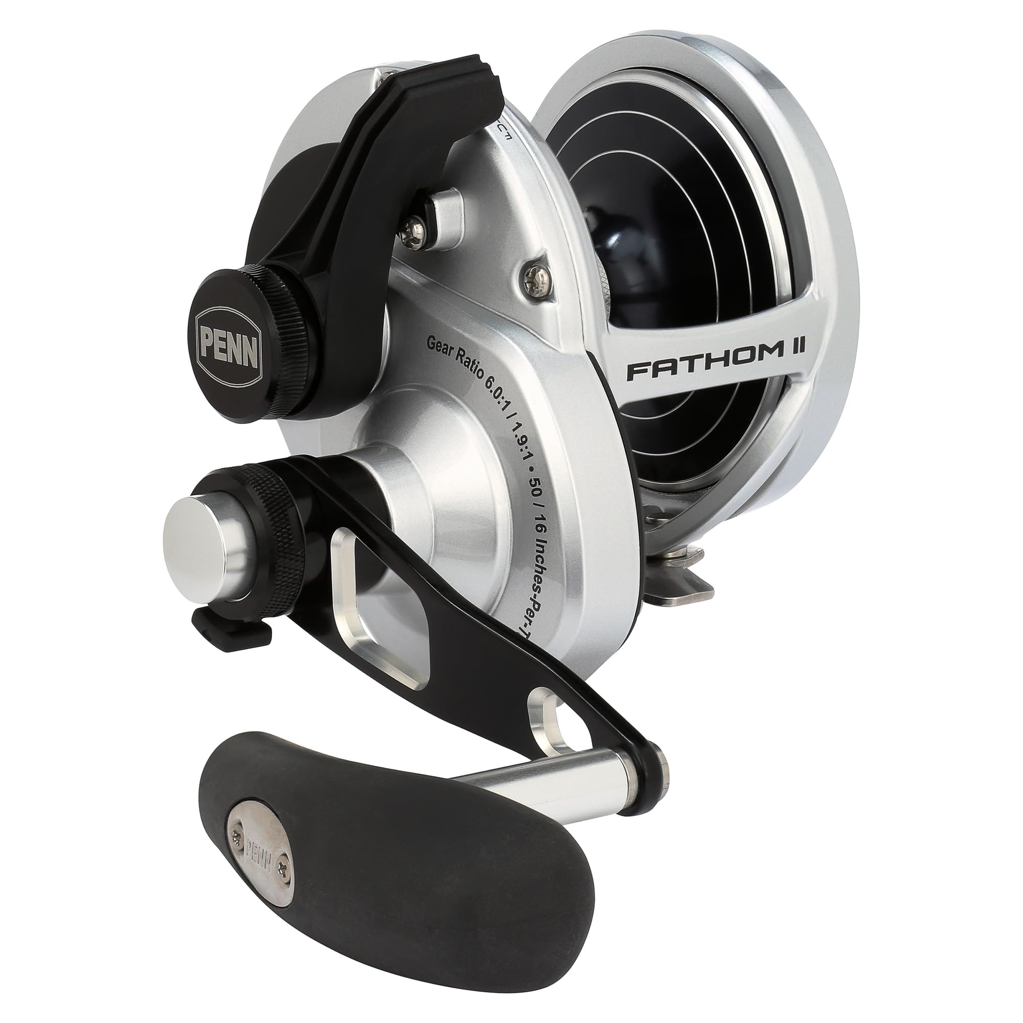 

PENN Fathom II 40NLD2 Narrow Spool Offshore Durable and 2-Speed Reel, Heavy-Duty