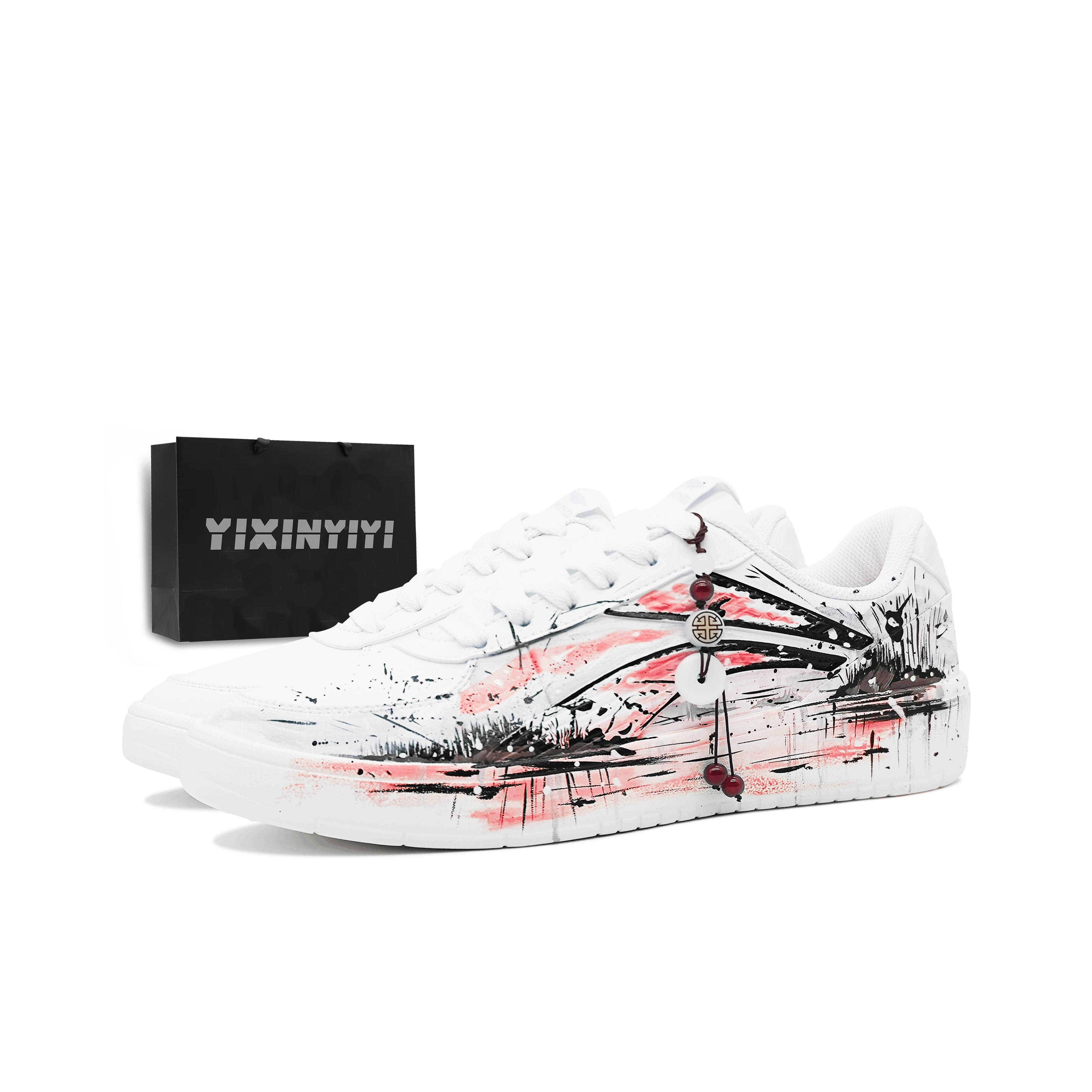 

Li Ning Скользкие Упругие Износостойкие Низкие Кеды для Скейтборда Мужские Бело-Красные AGCN335-1(Команда16-ЛД) 39.5
