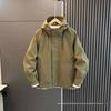 Men's Windproof Hooded Jacket: Spring/Autumn Casual Fashion, Pure Color, Trendy Loose Workwear