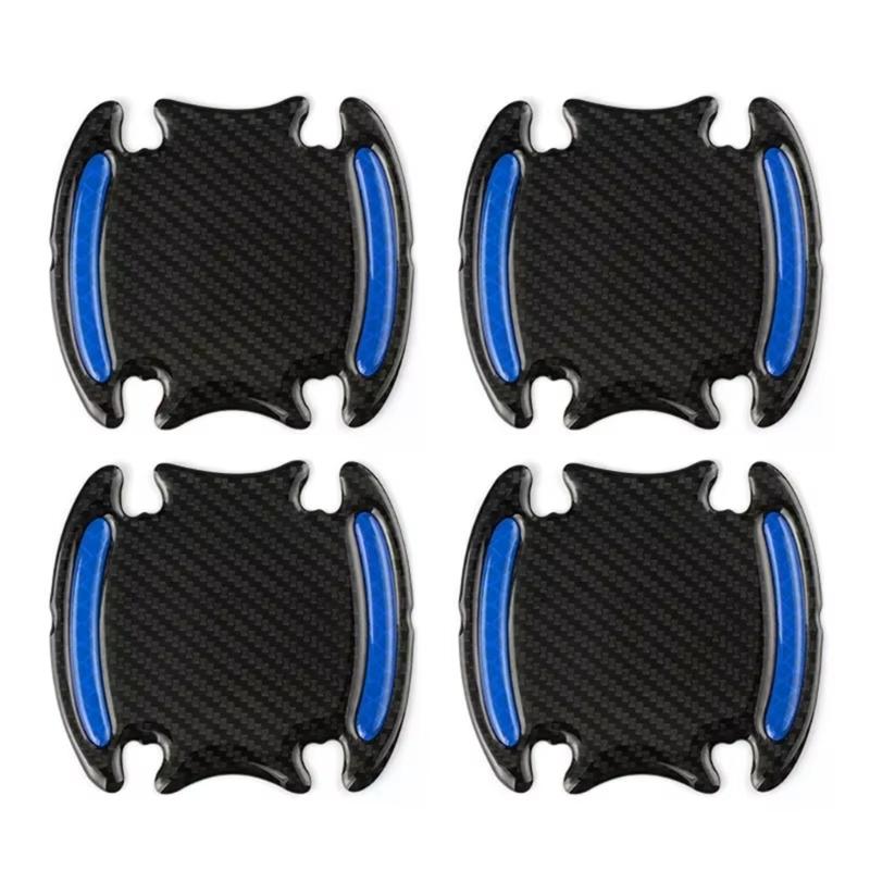 High Visibility Reflective Car Handle Protectors with Grip Texture Multipurpose Auto Door Handle 8pcs for Night Safety