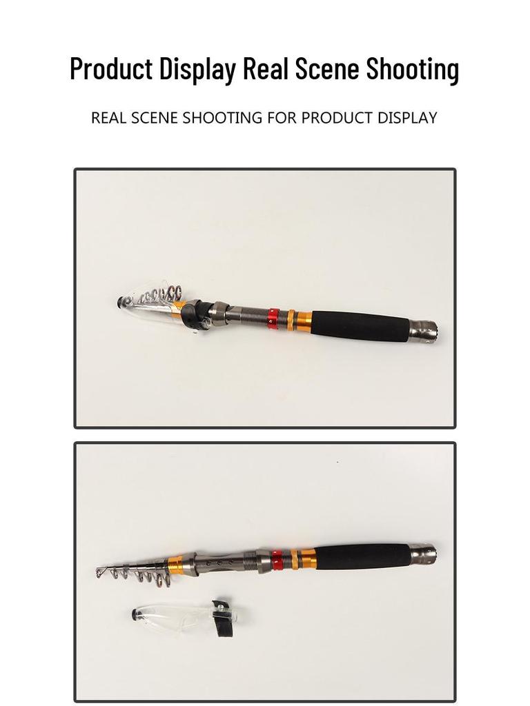 Compact Sea Fishing Rod - Super Short Portable Long Cast Mini Jiang Rod