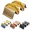 Taco Holder Smooth Surface Convenient Stainless Steel Mexican Food Display Stand Home Supplies