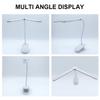 Dual Head LED Desk Lamp Foldable Eye Protection Dimmable Reading Light USB C Rechargeable Battery Lamps for Bedroom Dorm Study