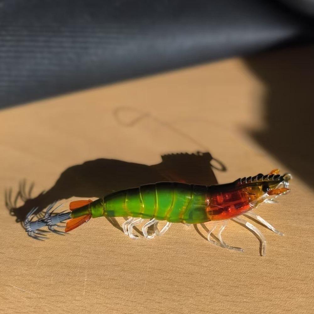 9cm Size Squid Jig Shrimp Hook 11g Weight Artificial Calamar Cuttlefish Shape Egi Design Slow Sinking Lure Bait Fishing