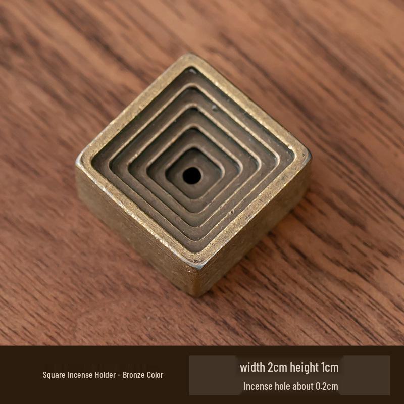 Antique Double-Layer Lotus Incense Holder for Tea Ceremony and Buddha Incense, Multi-Porous Sandalwood Line Burner.