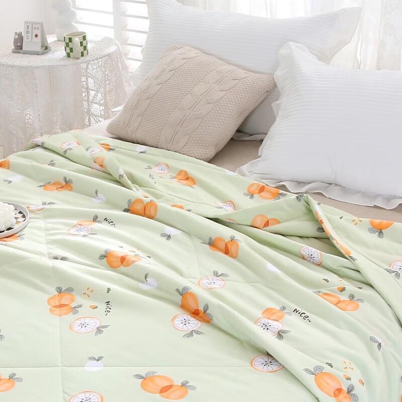 You Meng Jia Ju Orange Core Skin-Nourishing Washed Cotton Mother-Child Quilt Set