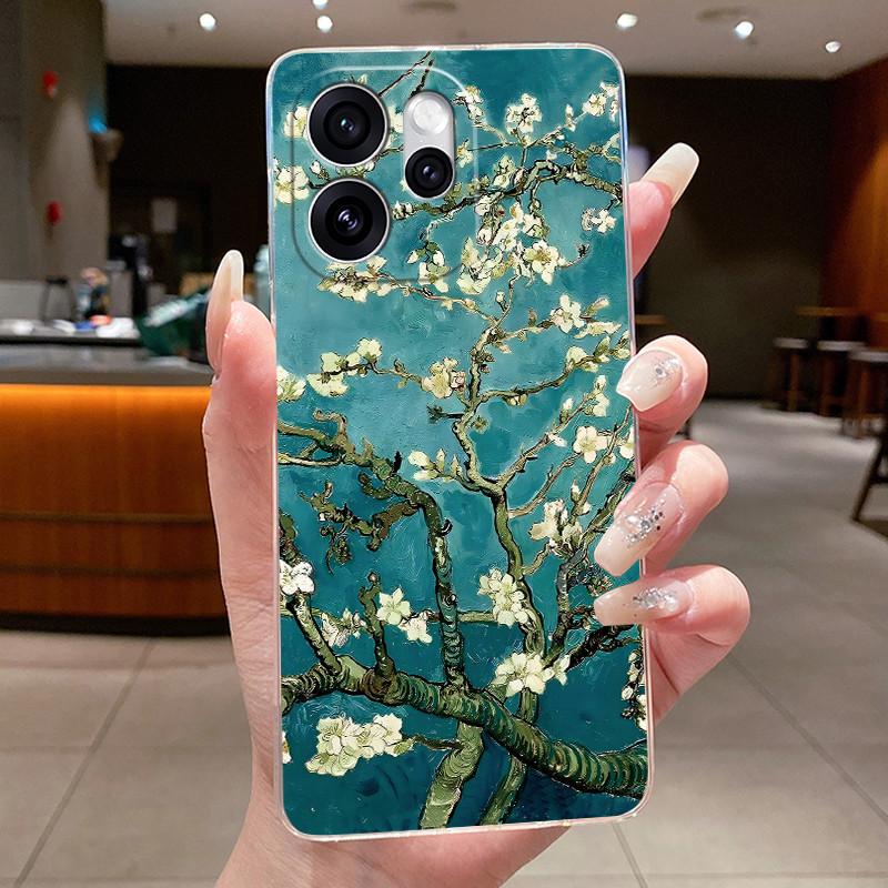 For OPPO Reno 15F 5G Case CPH2801 Clear Fashion Butterfly Flower Soft TPU Silicone Cover For OPPO Reno15 F Reno 15 FS Phone Case
