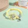 Cat Collar with Cute Flower Adjustable Buckle Cat Collar Bell Collar Cat Small Pet Supplies Kitten Collar Small Dog Acce
