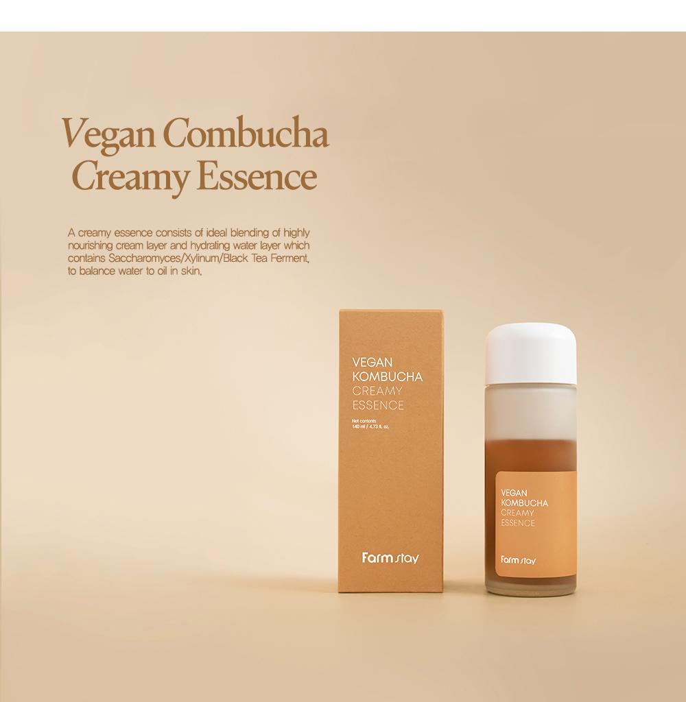 

Farm Stay Vegan Kombucha Creamy Essence 140ml +RANDOM GIFT