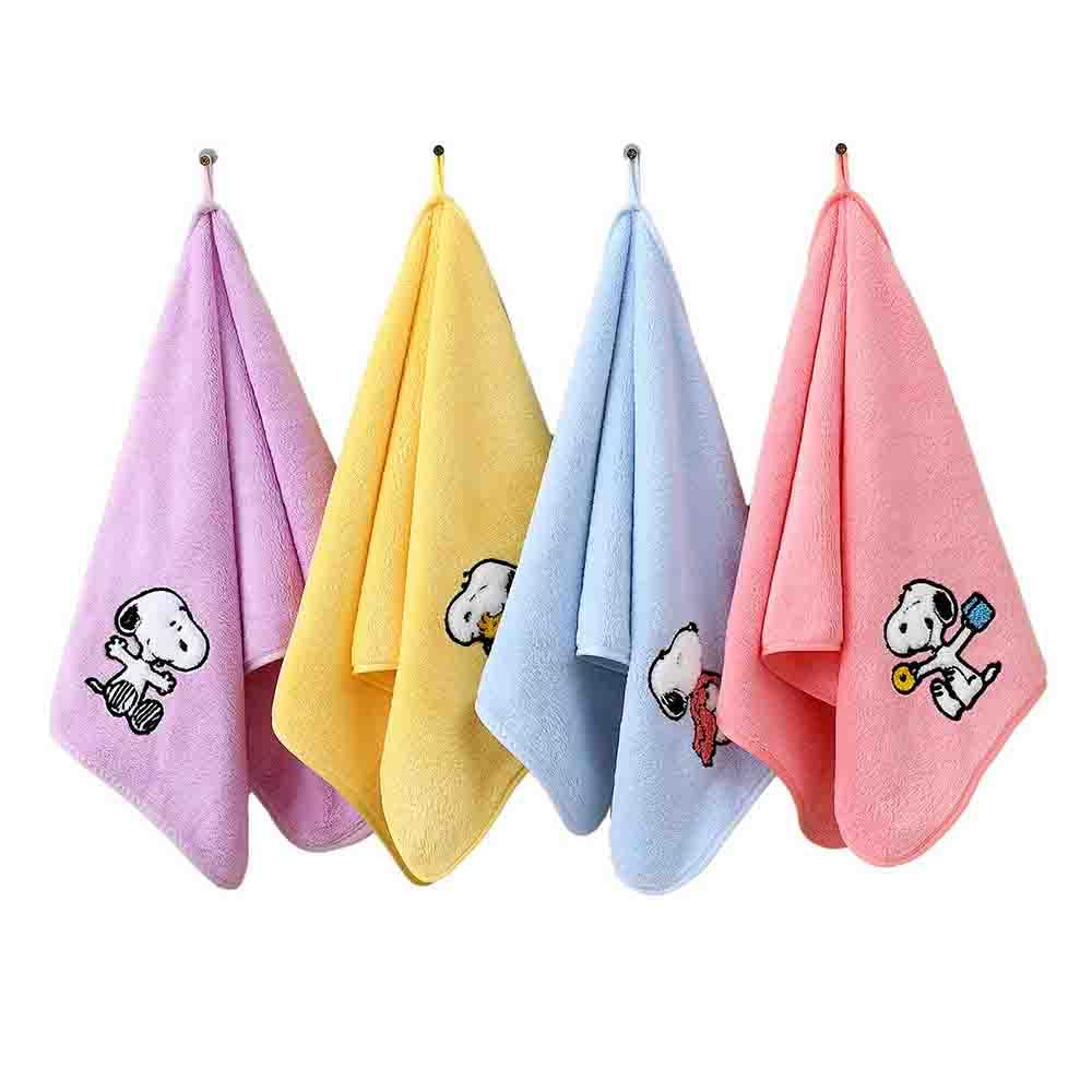 Snoopy Towel Set Snoopy Bath Soft To the and Snoopy Face Popular and Large and Small Combination (2-Piece Set) - Towel, Antibacterial, Instant-Drying,