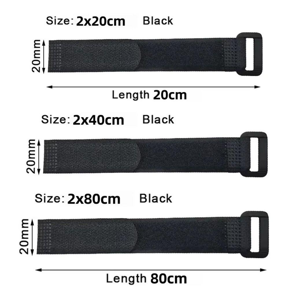 20PCS Antiskid Cable Reusable Cable Tie Durable Nylon Extension Strap  Cord Wrap Organizer