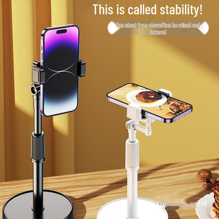 Universal Desktop Phone Holder for Live Streaming and Video Shooting